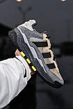 Кросівки чоловічі Adidas Niteball Grey сірі демісезонні шкіряні стильні адідас найтбол, фото 8