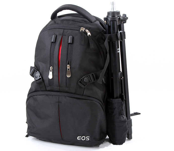 Рюкзак для фотоапарата Canon EOS Кенон з відділом для ноутбука 15,6" і дощовиком Чорний ( код: IBF020B1 )