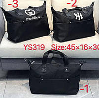 Спортивна сумка на блискавці чорна, дорожня сумка, спортивні сумки унісекс, сумка в спортзал 15