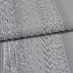 Шпалери сірі смуга вінілові шпалери на папері VINIL Vinil LS Мелисса ВКС 2-1334 (0,53х10.05 м)