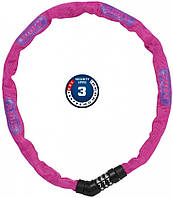 Замок із ланцюгом Abus 4804C/75 Steel-O-Chain, рожевий