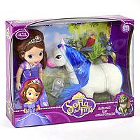 Кукла принцесса София с лошадью аксессуарами ZT 8820