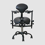 Стілець лікаря-стоматолога для роботи з мікроскопом SADDLE 2D, фото 4