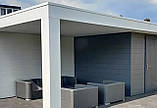 Навіс для автомобіля з госпблоком у стилі ХАЙ-ТЕК, фото 10