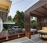 Навіс для автомобіля з госпблоком у стилі ХАЙ-ТЕК, фото 9