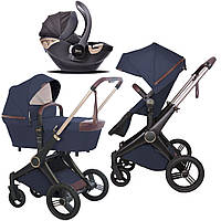 SHOM — Дизайнерська коляска Roberto Verino Elegance 3 в 1, колір Navy Blue