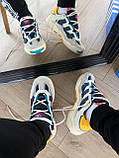 Кросівки чоловічі Adidas Niteball Cream White бежеві демісезонні шкіряні стильні адідас найтбол, фото 9