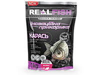 Рыболовная прикормка Real Fish КАРАСЬ Малина 1кг.