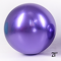 Куля гігант Фіолетова Хром 21" (52,5 см) Арт Шоу