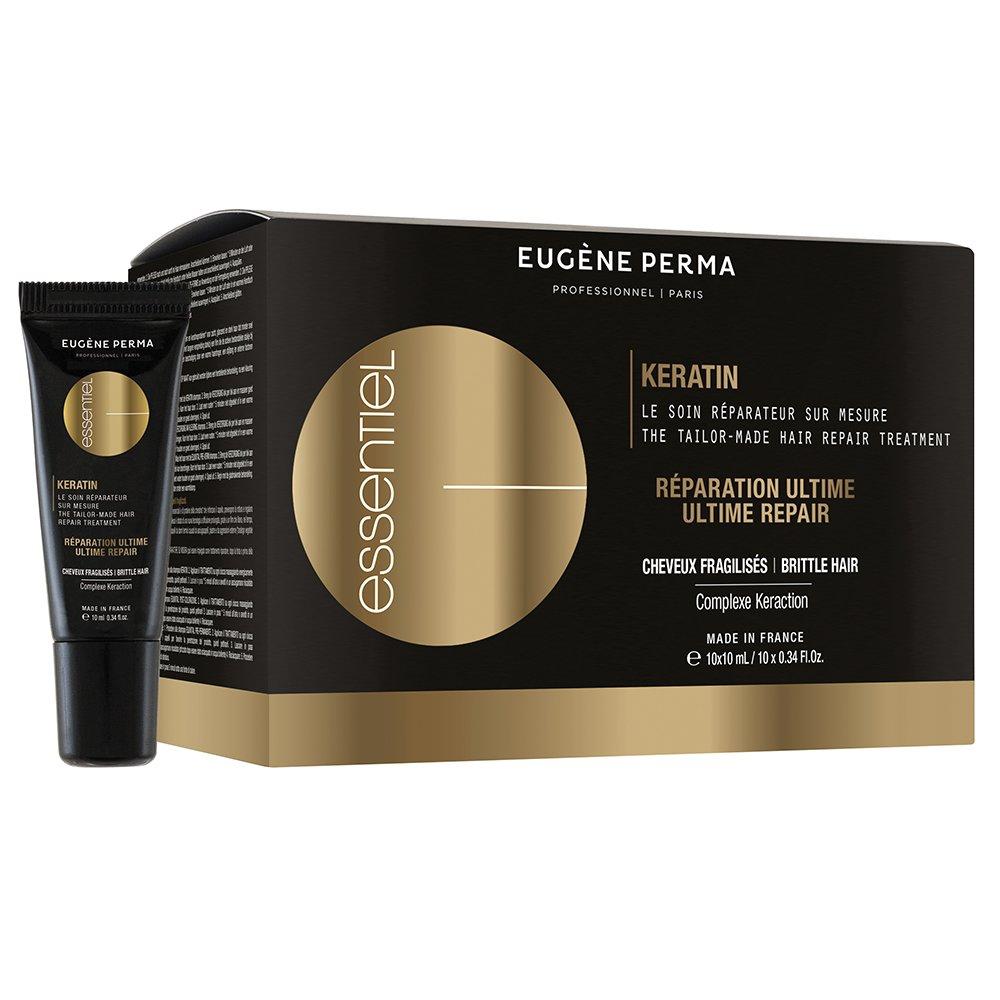 Відновлюючий догляд для Ламкого Пошкодженого волосся Eugene Perma Professionnel Paris Essentiel Keratin Reparation Ultime 10 ампул