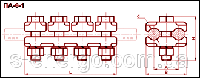 Зажим соединительный плашечный ПА-6-1