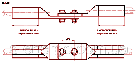 Затискач перехідний петльовий ПАС-120-2