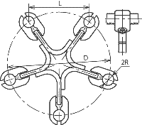 Распорки дистанционные 5РГ-2-400