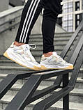 Кросівки чоловічі Adidas Niteball White Gum білі демісезонні шкіряні стильні адідас найтбол, фото 4