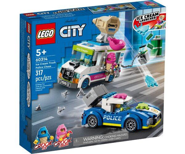 Lego City Погоня поліції за вантажівкою з морозивом 60314
