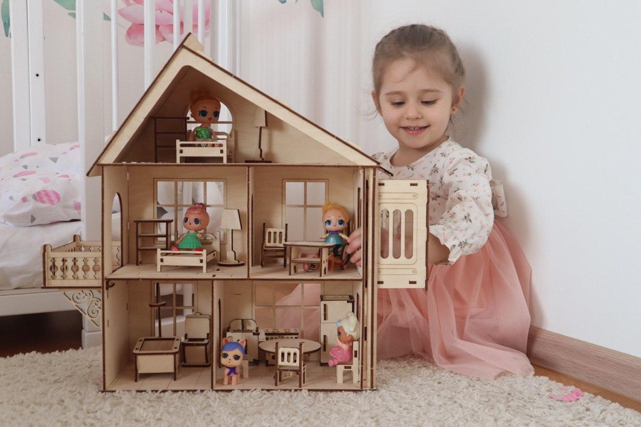 Ляльковий будиночок конструктор для ляльки Lol оригінальний подарунок для дівчинки