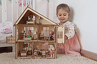 Кукольный домик конструктор для куклы Lol оригинальный подарок для девочки