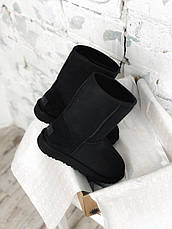 Жіночі чорні замшеві класичні високі уги UGG W Classic Tall черевики чоботи уги, фото 6