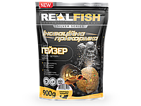 Рыболовная прикормка Real Fish ГЕЙЗЕР Кукуруза-карамель 900г.