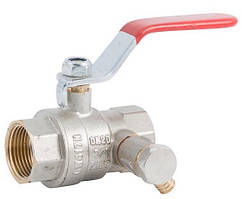 Кран кульовий ГРОСС OPTIMAL 15 1/2" зі спуском повітря (зима) HY-1210 *80