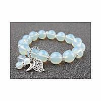 БІЛІ НОЧІ, місячний камінь. Браслет із натурального каменю
