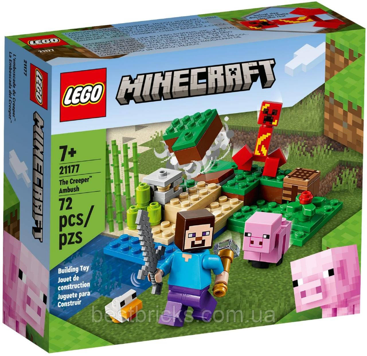 Lego Minecraft Засідка Кріпера 21177