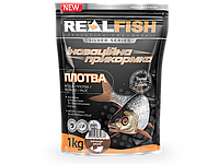 Рыболовная прикормка Real Fish ПЛОТВА Кориандра-Арахис 1кг.