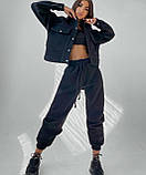 Теплий костюм жіночий з трехнитки, фото 2