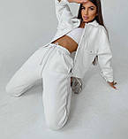 Теплий костюм жіночий з трехнитки, фото 4