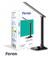 Настільна лампа Feron 9w DE1725 чорна