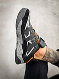 Кросівки чоловічі Adidas Niteball Black Orange чорні демісезонні шкіряні стильні адідас найтбол, фото 4
