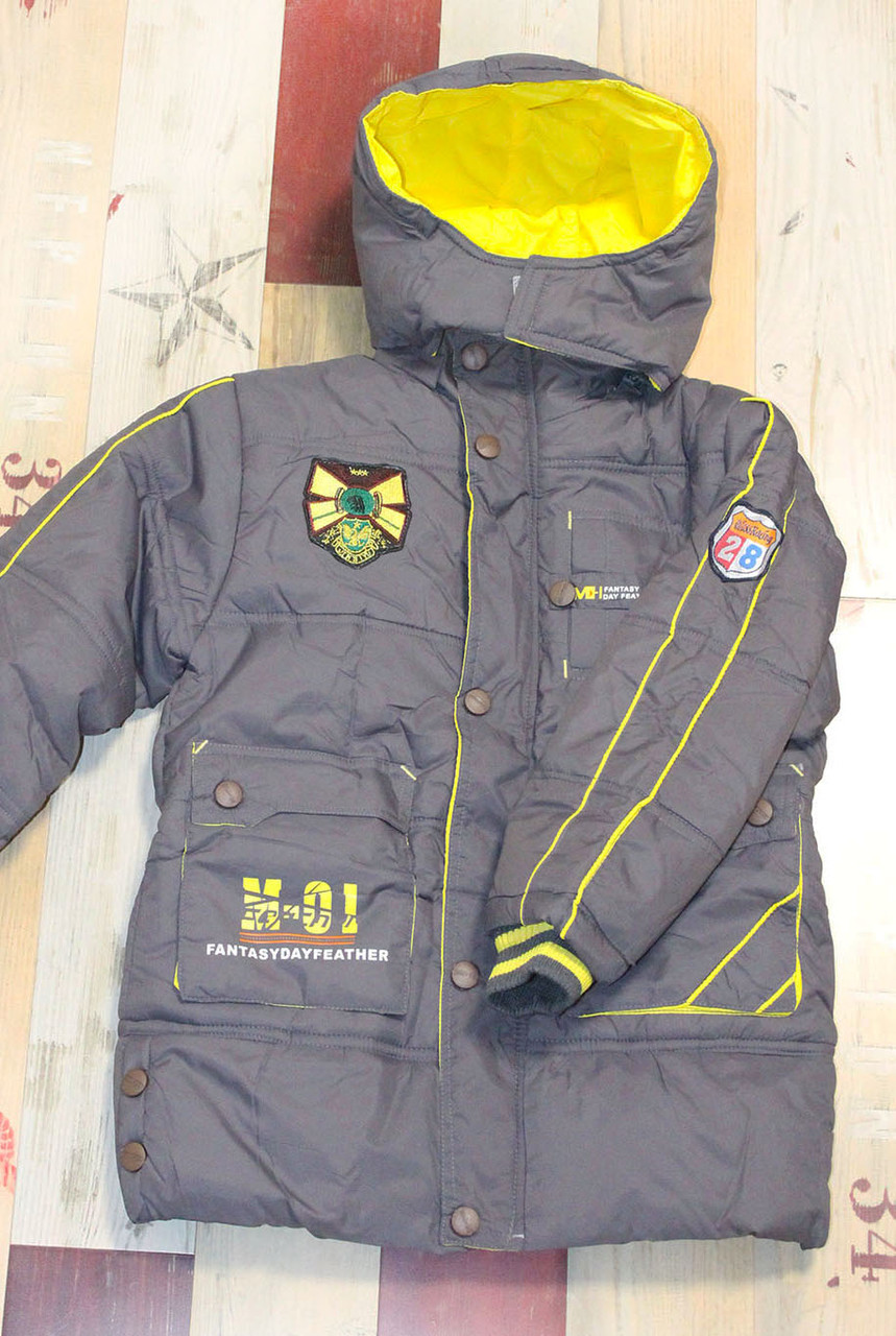 Куртка зимова для хлопчика підліткова, фото 1