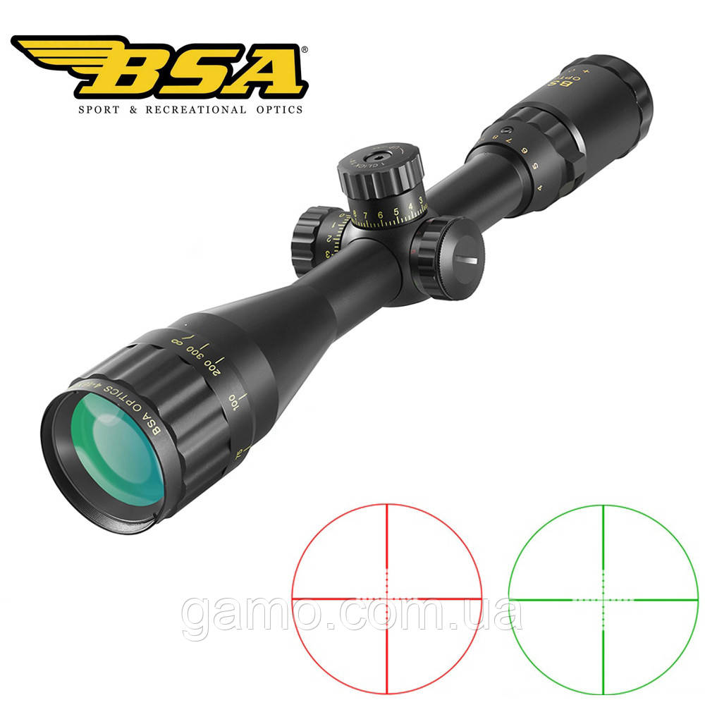 Оптичний приціл BSA 4-16x44 AOEG IR (ST416X44AOEYS)