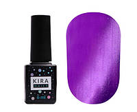 Гель-лак Kira Nails Cat Eye №006 (фиолетовый, магнитный), 6 мл