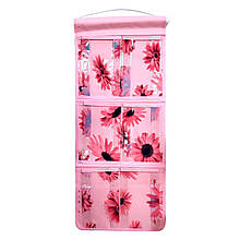 Органайзер підвісний для дрібниць KeepHome на 6 кишень 24х59 см рожевий