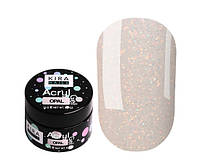 Акрил-гель для ногтей Kira Nails Acryl Gel Glitter Opal, 15 г