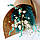 Міні-букетик із сухоцвітів, комплімент для гостей "смарагдовий" 020, фото 3