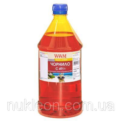 Популярний! Чорнило WWM Canon GI-490 1000г Yellow (C49/Y-4) - Краща якість тільки на Nukleon.com.ua
