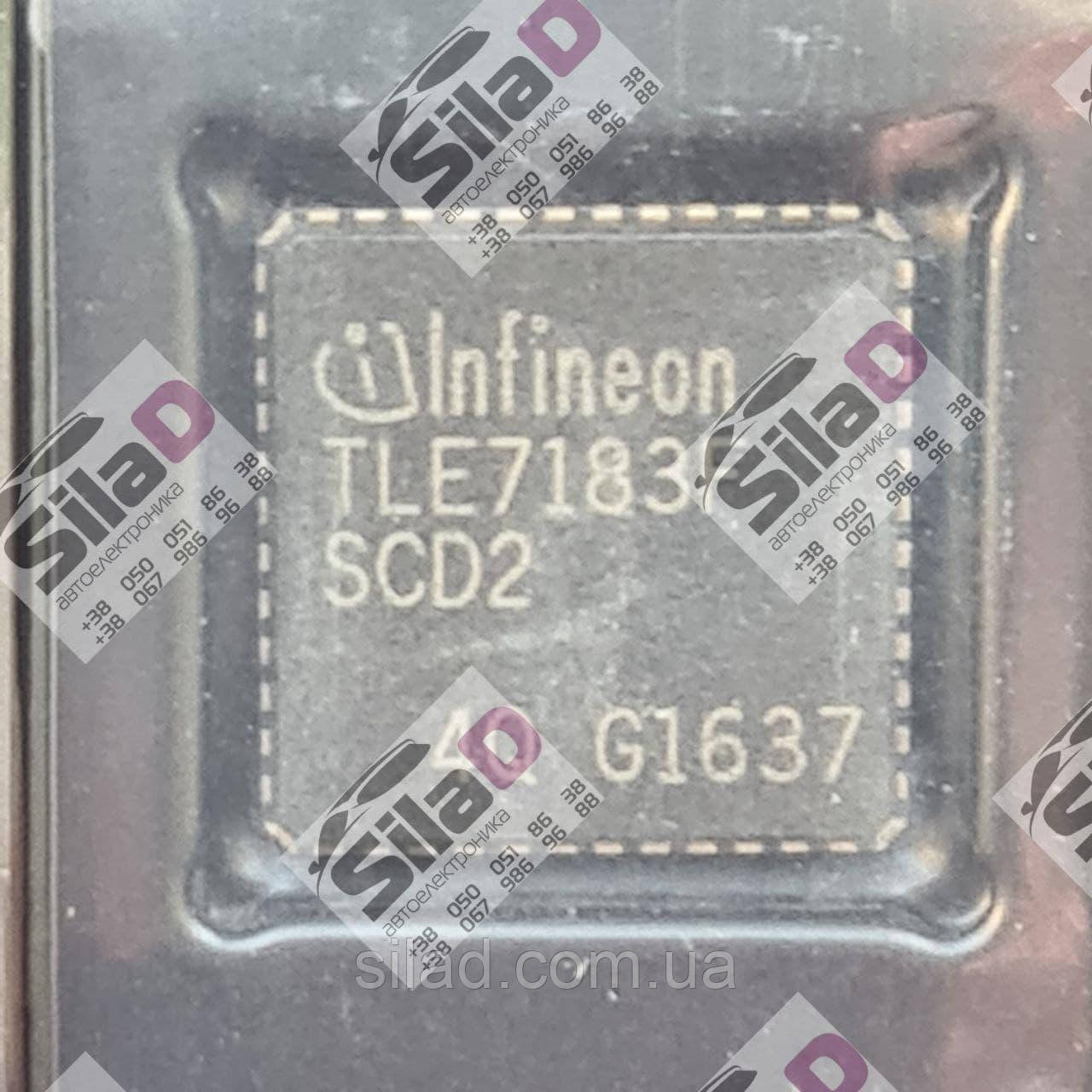 Мікросхема TLE7183F SCD2 Infineon корпус PG-VQFN-48