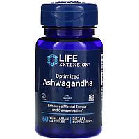 Оптимизированный экстракт ашваганды Life Extension "Optimized Ashwagandha Extract" 125 мг (60 капсул)