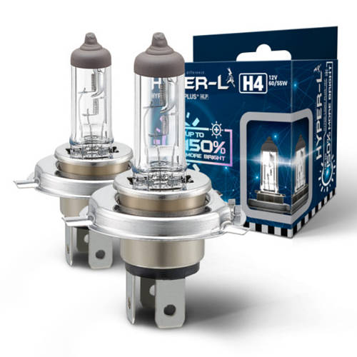 Галогенні лампи BioLight Fukurou H4 Hyper-Light Plus 150% 12V 60/55W ...
