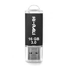 Накопичувач USB 3.0 16GB Hi-Rali Rocket серія чорний