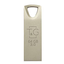 Накопичувач USB 3.0 64GB T&G металева серія 117 срібло