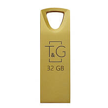 Накопичувач USB 32GB T&G металева серія 117 золото