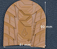 Зимняя набойка резиновая XA009 WINTER MICHELIN р 39-41 цв карамель