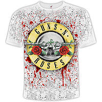 Футболка Guns n Roses "Baked on Mess" (white t-shirt), Размер XL