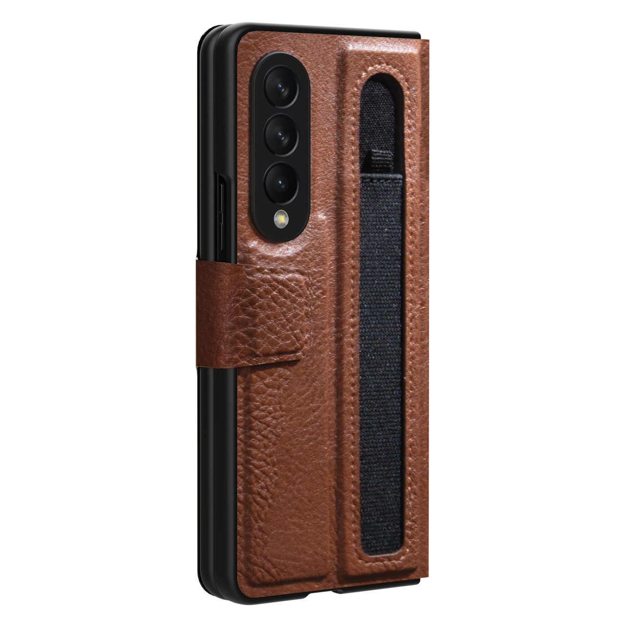 Захисний чохол Nillkin для Samsung Galaxy Fold 3 (Aoge Leather Case) Brown Коричневий