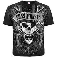 Футболка Guns'n'Roses (skull) (graphite t-shirt), Размер M