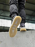 Кросівки чоловічі Adidas Niteball Black White Gum чорні демісезонні шкіряні стильні адідас найтбол, фото 4