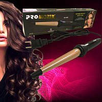 Конусная плойка для волос с индикатором температуры с титановым покрытием Pro Mozer MZ-6628